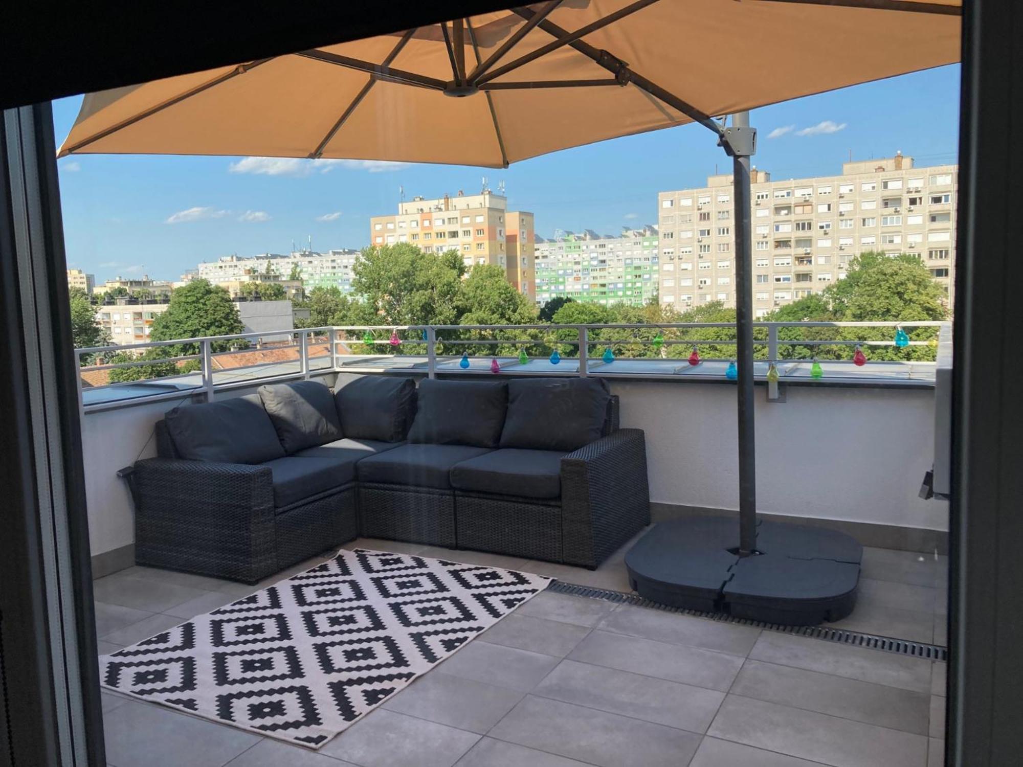 Buda Panorama Terrace Apartment Budapest Bagian luar foto